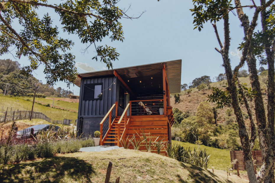 A primeira cabana do LUTS Chalés - Gonçalves - MG - Sunset Cabin