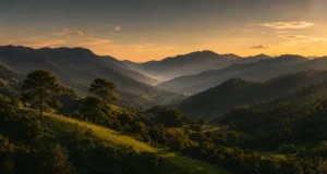 Imagem das montanhas de Gonçalves - MG - LUTS Chalés