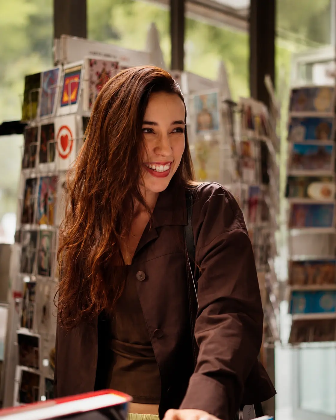 Bruna Vieira hóspede do LUTS Chalés em Gonçalves, Minas Gerais.